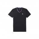 Boutique de Le Coq Sportif T-Shirt Lauzet Noir T-Shirts Manches Courtes Homme